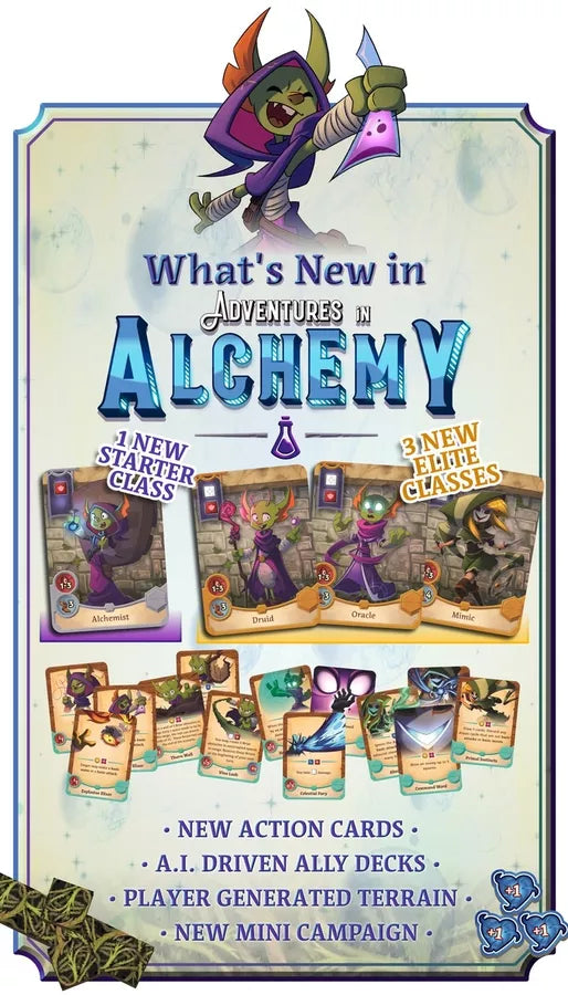 Adventure Tactics: Adventures in Alchemy Board Games Letiman Games 
