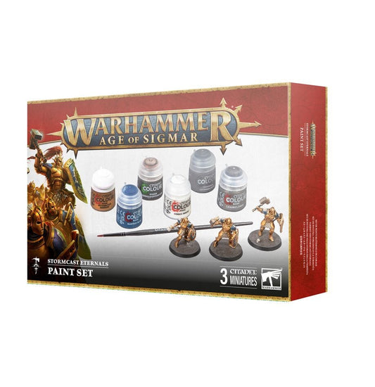 AoS Warhammer Paint Set: Stormcast Eternals Miniatures Games Workshop 