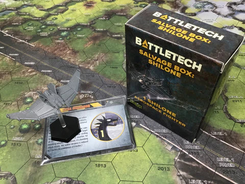 BattleTech: Clan Invasion Salvage Box - Shilone Aerospace Fighter Miniatures CATALYST GAME LABS 