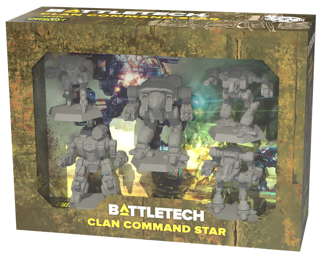 BattleTech Forcepacks: Clan - Command Star Miniatures Catalyst Game Labs 