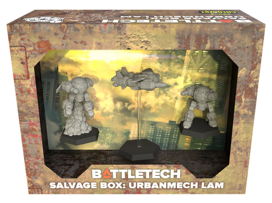 BattleTech: Salvage Box - Urbanmech LAM Miniatures Catalyst Game Labs 