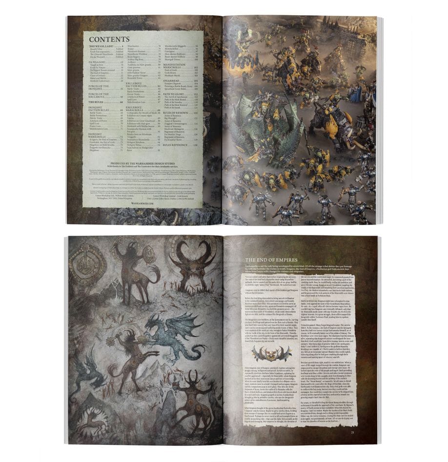 Battletome: Orruk Warclans (2024) Rulebook Games Workshop 