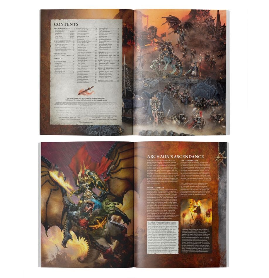 Battletome: Slaves to Darkness (2024) Rulebook Games Workshop 