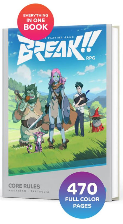 BREAK!! - A TRPG inspired by fantasy videogames and anime (KS) RPG Grey Wizard 