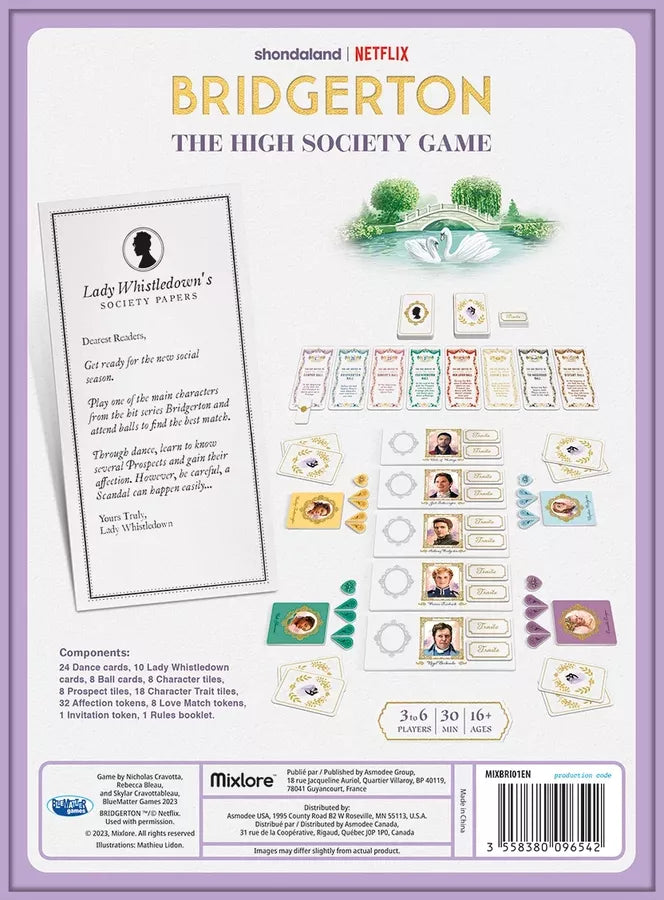 Bridgerton: The High Society Game Card Games Mixlore 