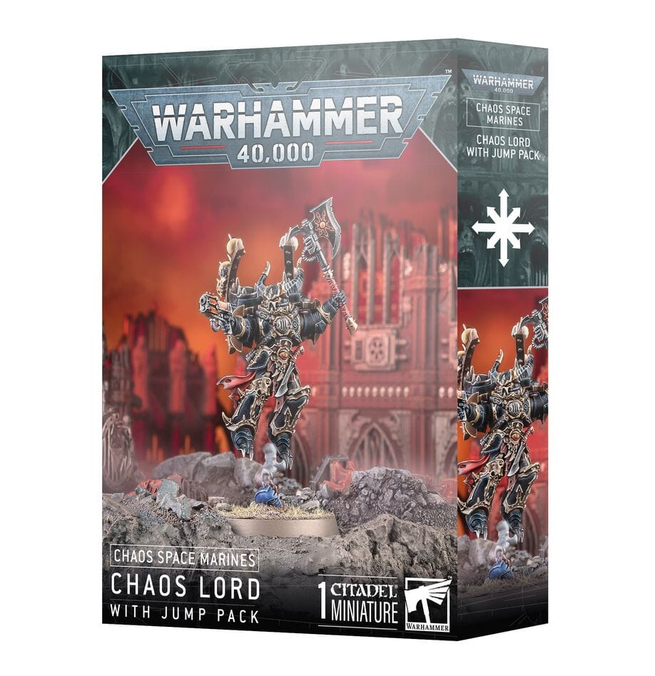 Chaos Space Marines Chaos Lord with Jump Pack (2024) Miniatures Games Workshop 