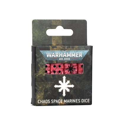 Chaos Space Marines Dice (2024) Dice Sets & Games Games Workshop 