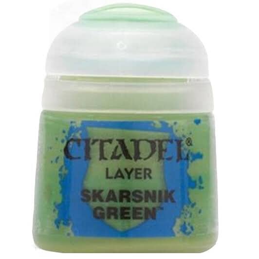 Citadel Layer Paint 12ml: Skarsnik Green Paint Games Workshop 