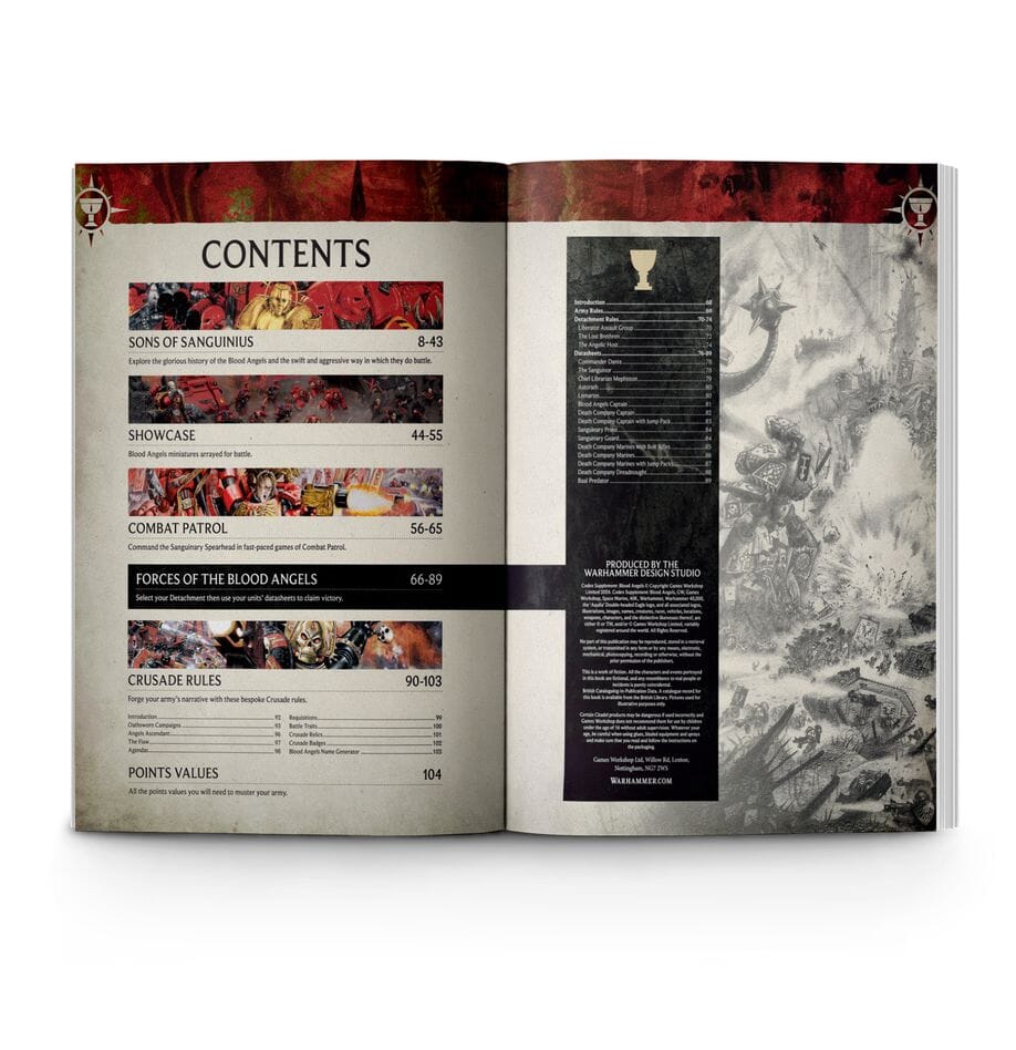 Codex Supplement: Blood Angels (10th Edition) Rulebook Games Workshop 