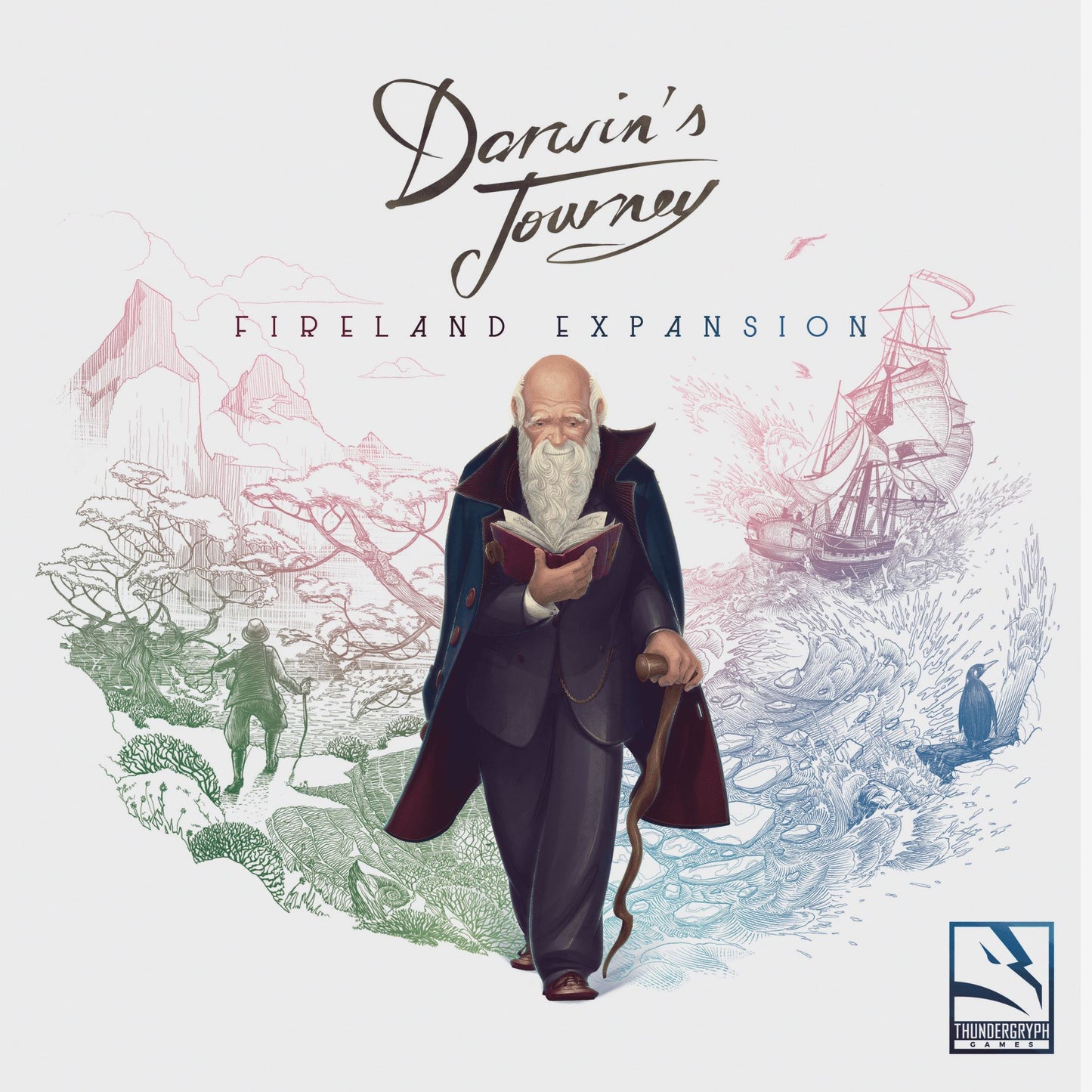 Darwin's Journey: Fireland Expansion Retail Board Games ThunderGryph Games 