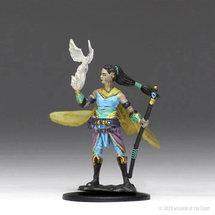 D&D Nolzur’s Marvelous Premium Miniatures: Elf Female Druid Miniatures Wizkids 