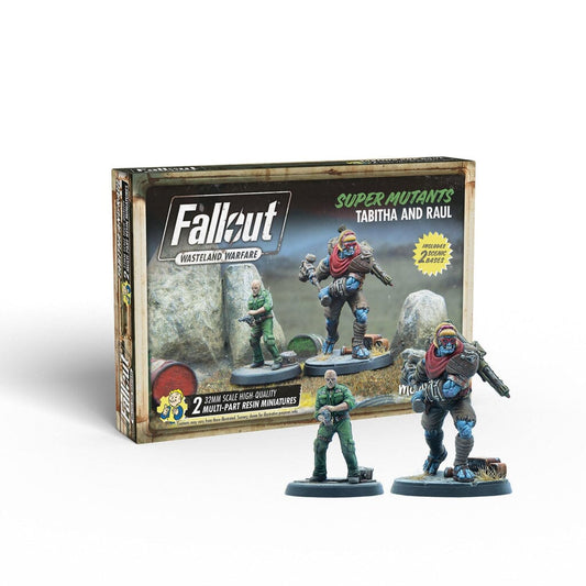 Fallout: Wasteland Warfare - Super Mutants: Tabitha and Raul Board Games MODIPHIUS 