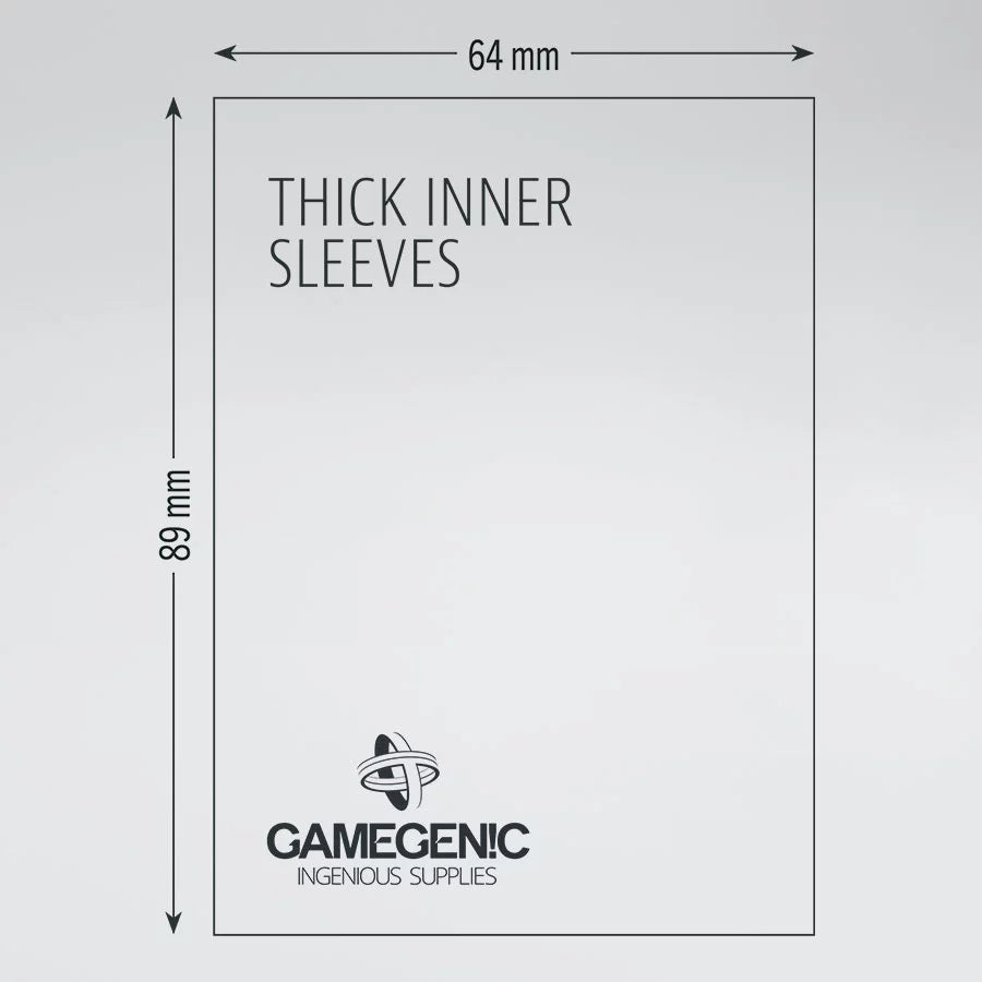 Gamegenic Thick Inner Sleeves Card Sleeves Gamegenic 