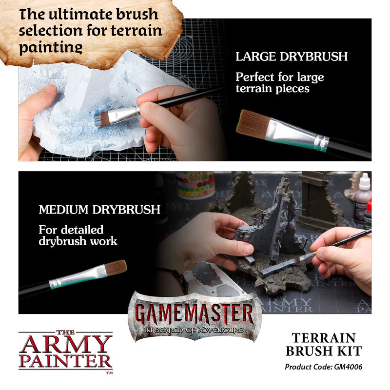 GameMaster Terrain: Brush Kit Brushes The Army Painter 