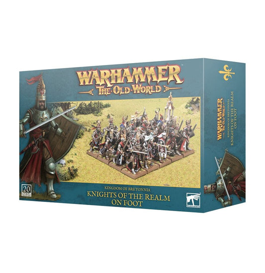 Kingdom of Bretonnia: Knights of the Realm on Foot Miniatures Games Workshop 