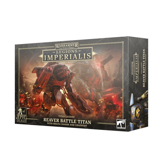 Legions Imperialis: Reaver Battle Titan with Melta Cannon and Chainfist Miniatures Games Workshop 