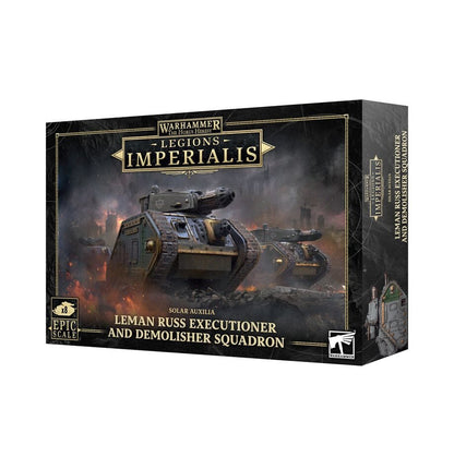 Legions Imperialis: Solar Auxilia - Leman Russ Executioner and Demolisher Squadron Miniatures Games Workshop 