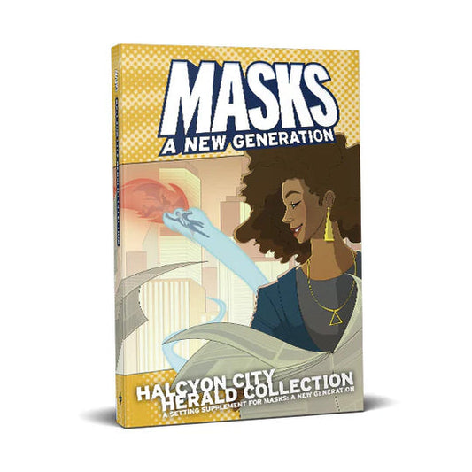 Masks: A New Generation - Halcyon City Herald Collection (Hardcover) RPG Magpie Games 