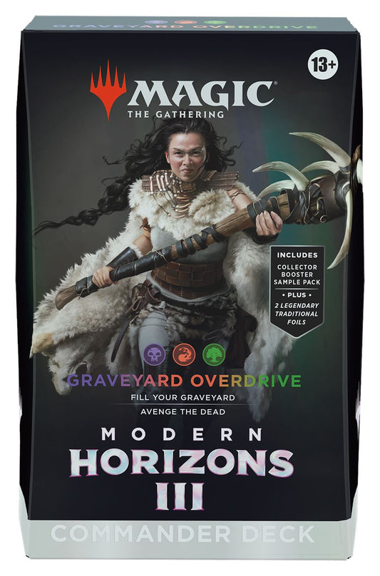 MTG: Modern Horizons 3 Commander Decks CCG Wizards of the Coast Graveyard Overdrive 