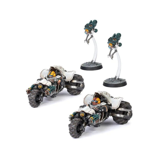 Necromunda: Ironhead Squat Svenotar Scout Trikes Miniatures Games Workshop 