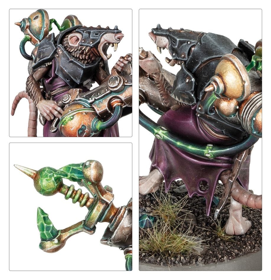 Skaven: Warlock Galvaneer Miniatures Games Workshop 