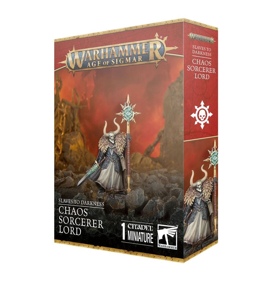 Slaves to Darkness: Chaos Sorcerer Lord Miniatures Games Workshop 