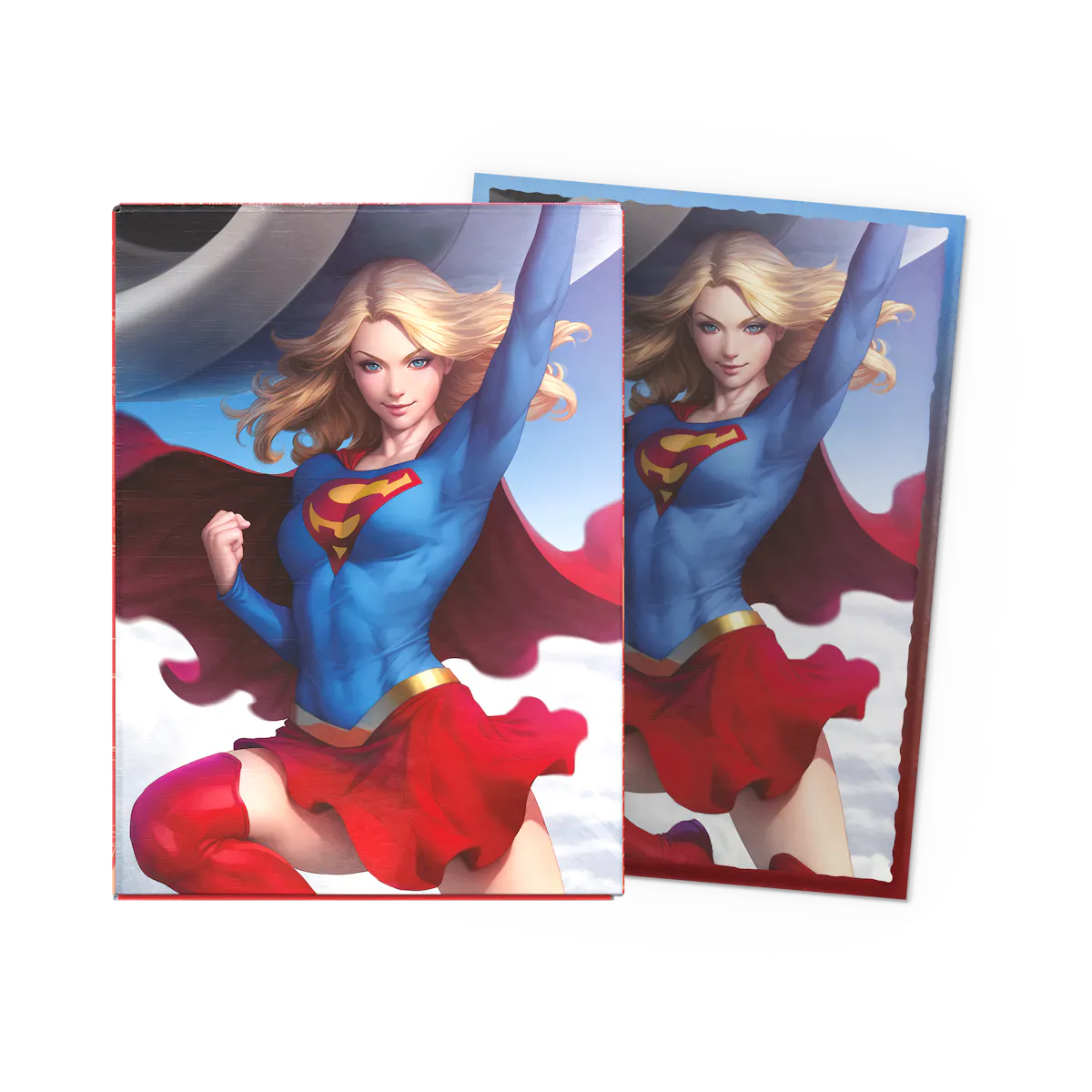 Supergirl - Brushed Art Standard Size Sleeves Card Sleeves Dragon Shield 