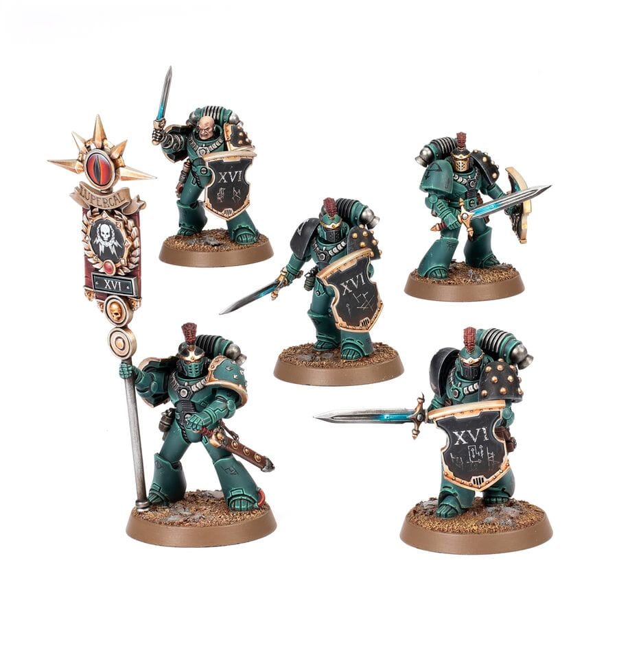 The Horus Heresy: Legiones Astartes - MKVI Command Squad Miniatures Games Workshop 