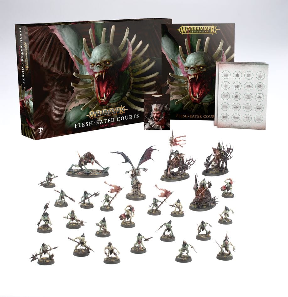 Warhammer Age of Sigmar: Flesh-Eater Courts Army Set Miniatures Games Workshop 