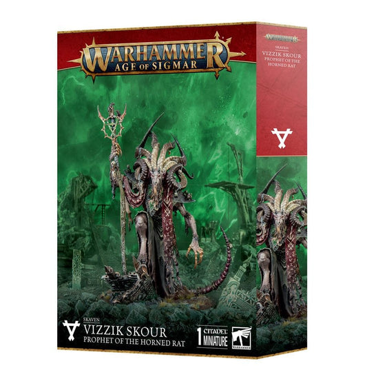 Warhammer AoS: Skaven: Vizzik Skour, Prophet of the Horned Rat Miniatures Games Workshop 