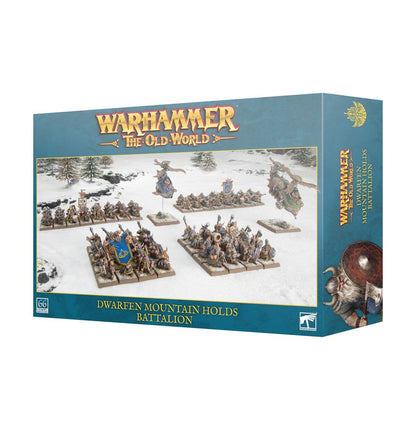 Warhammer the Old World: Dwarfen Mountain Holds Battalion Miniatures Games Workshop 