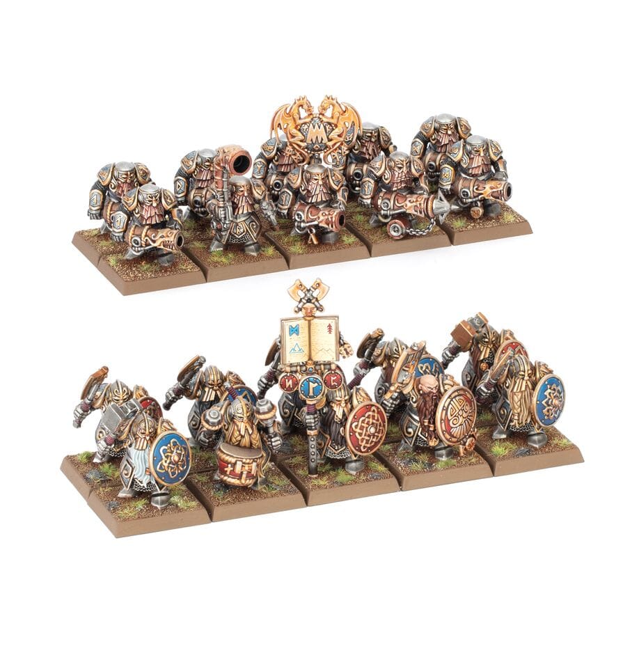 Warhammer the Old World: Dwarfen Mountain Holds - Dwarf Ironbreakers Miniatures Games Workshop 