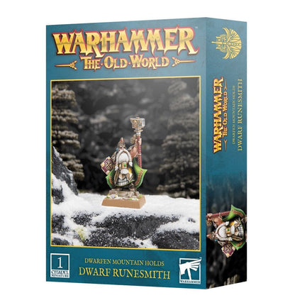 Warhammer the Old World: Dwarfen Mountain Holds - Dwarf Runesmith Miniatures Games Workshop 