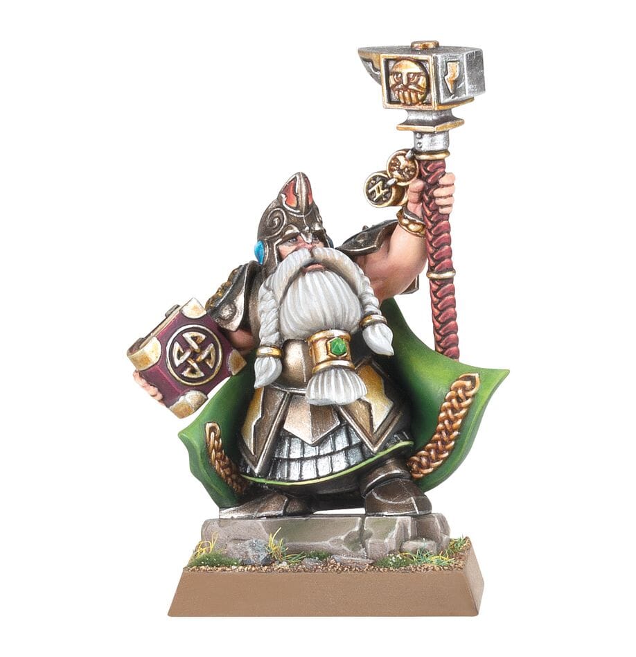 Warhammer the Old World: Dwarfen Mountain Holds - Dwarf Runesmith Miniatures Games Workshop 