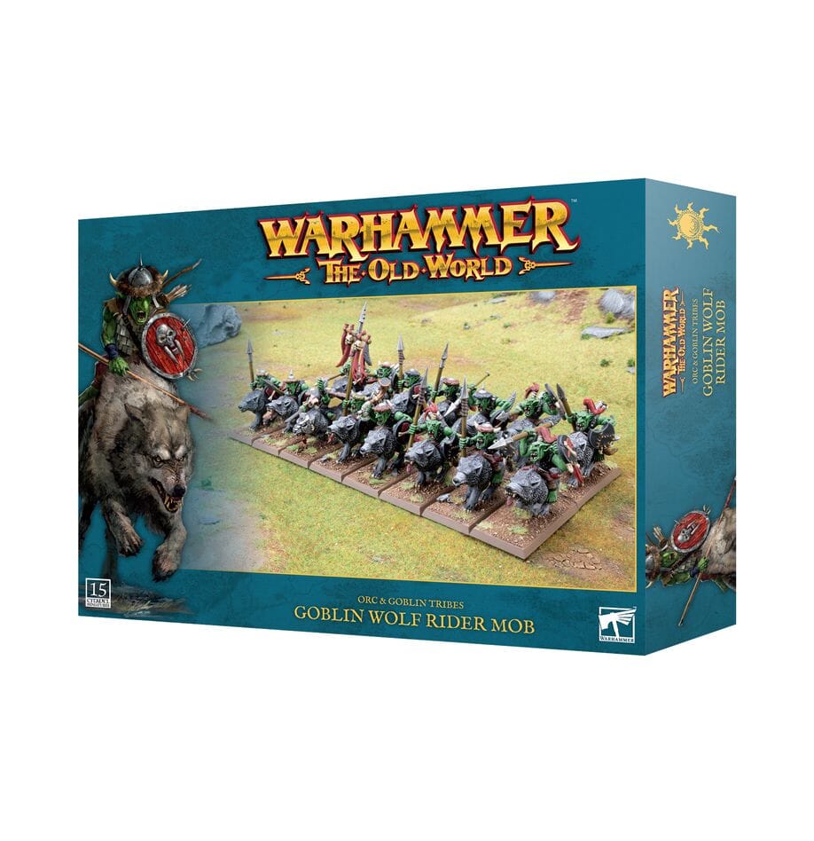 Warhammer the Old World: Orc & Goblin Tribes - Goblin Wolf Rider Mob ...