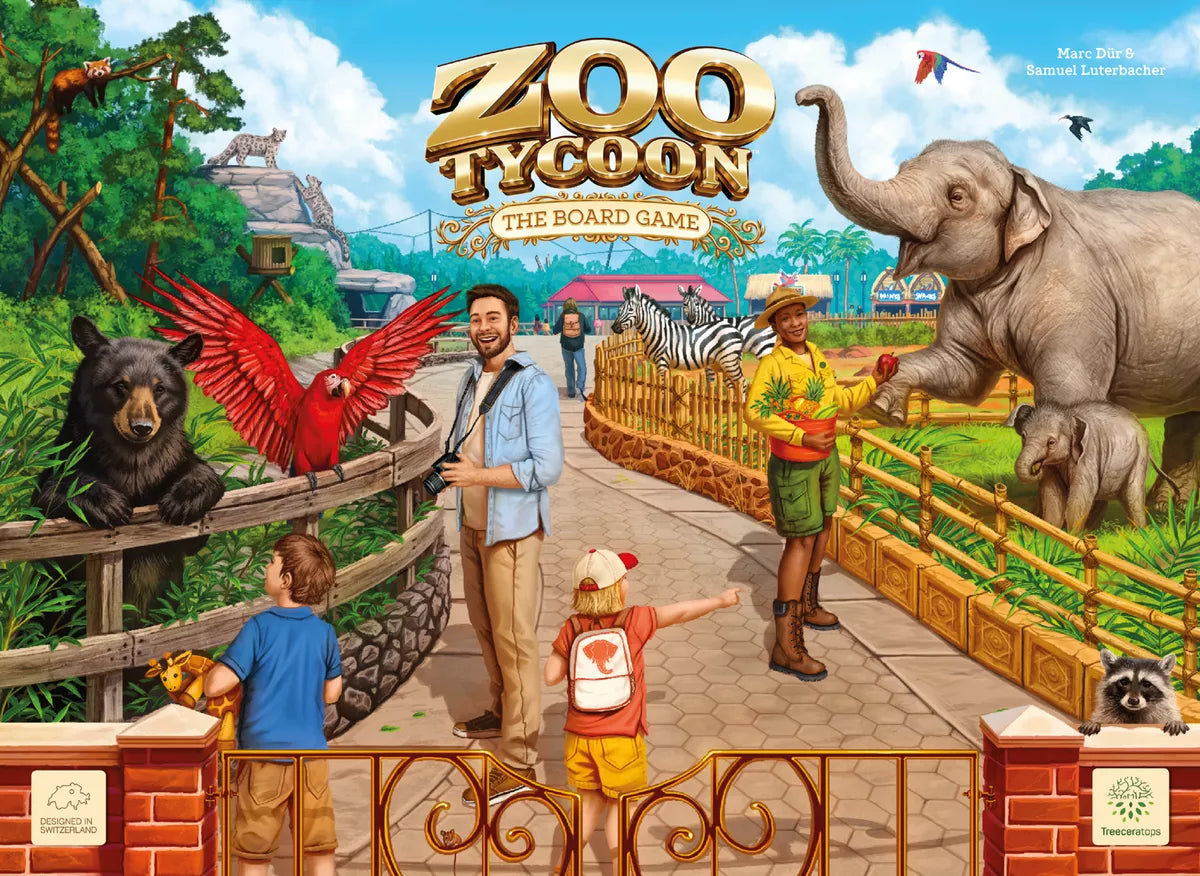 Zoo Tycoon: The Board Game Board Games Treecer 