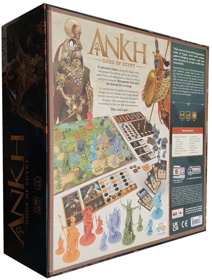 Ankh: Gods of Egypt Board Games CMON 