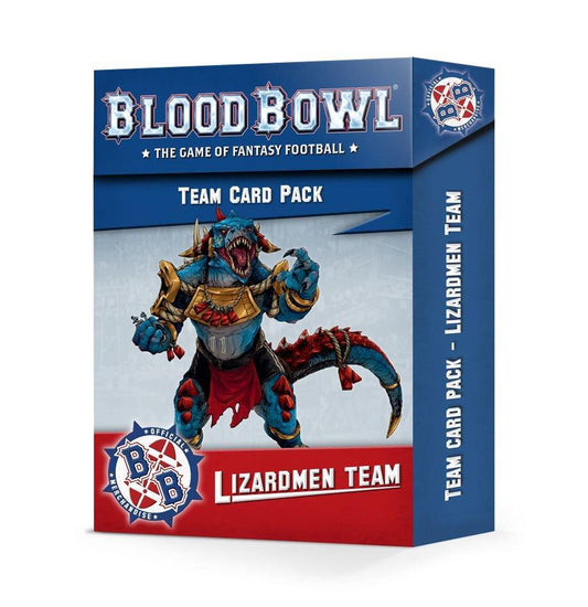 BLOOD BOWL: LIZARDMEN TEAM CARD PACK Miniatures Games Workshop 