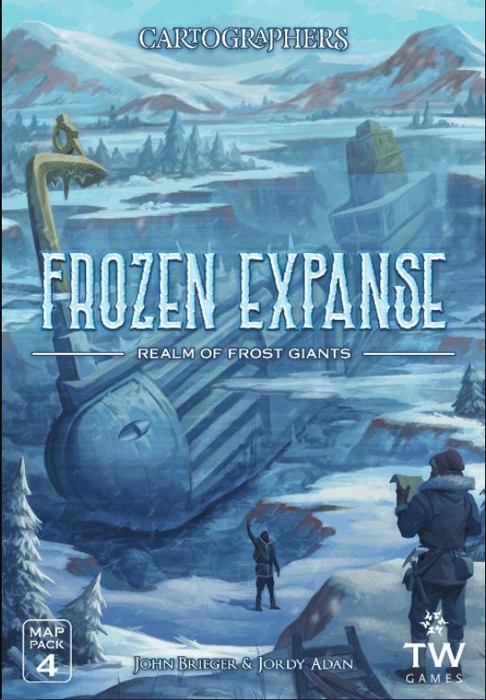 Cartographers: Map Pack 4 – Frozen Expanse: Realm of Frost Giant Board Game Thunderwork Games 