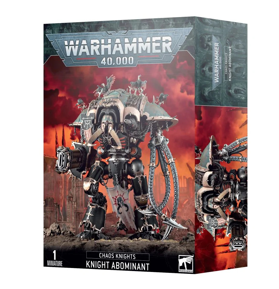 Chaos Knights Knight Abominant Miniatures Games Workshop 