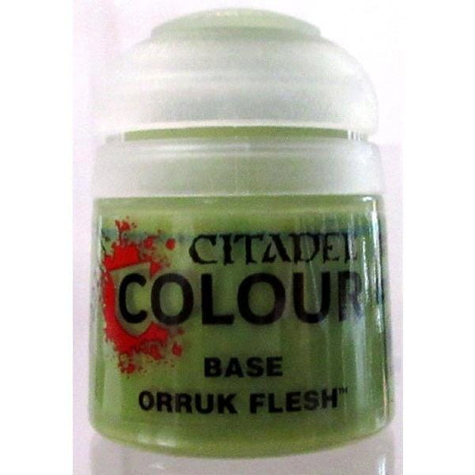 Citadel Base Paint 12ml: Orruk Flesh Paint Games Workshop 