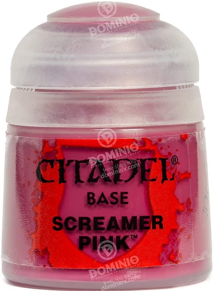 Citadel Base Paint 12ml: Screamer Pink Paint Games Workshop 