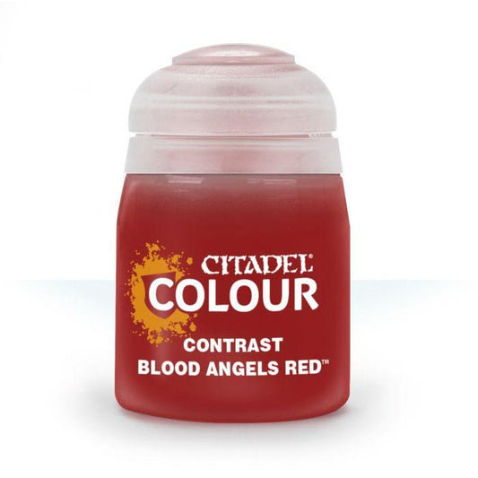 Citadel Contrast Paint 18ml: Blood Angels Red Red Paint Games Workshop 