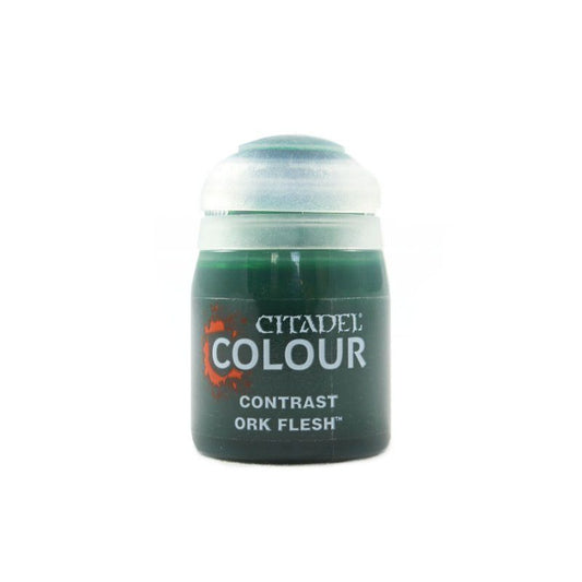 Citadel Contrast Paint 18ml: Ork Flesh Paint Games Workshop 