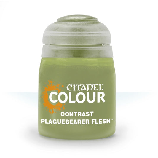 Citadel Contrast Paint 18ml: Plaguebearer Flesh Paint Games Workshop 