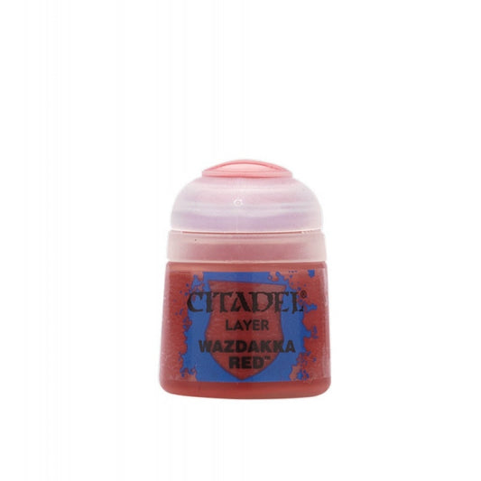 Citadel Layer Paint 12ml: Wazdakka Red Paint Games Workshop 