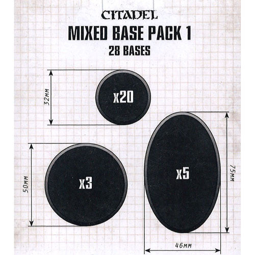 Citadel Mixed Base Pack 1 Miniatures Games Workshop 