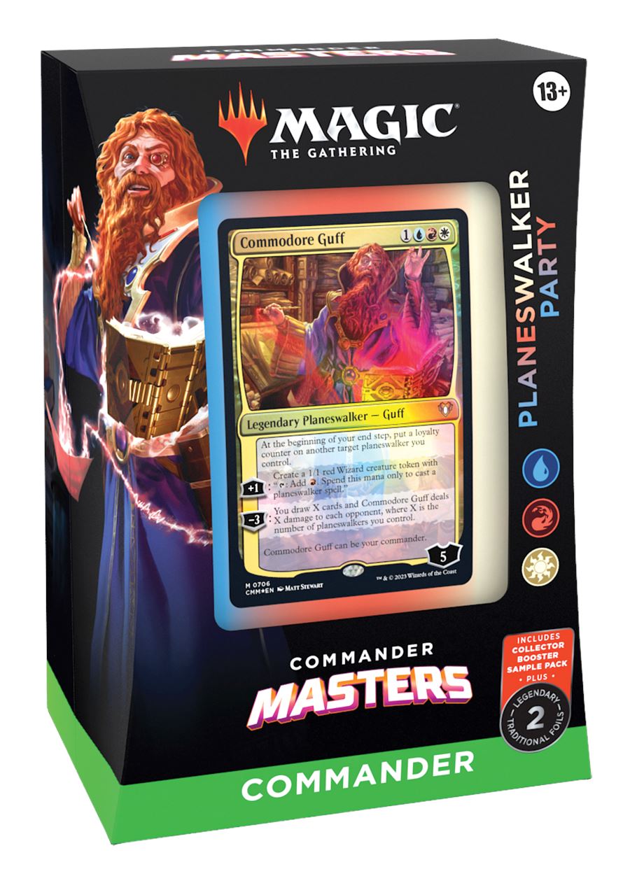 Commander Masters Commander Decks CCG Wizards of the Coast Planeswalker Party 