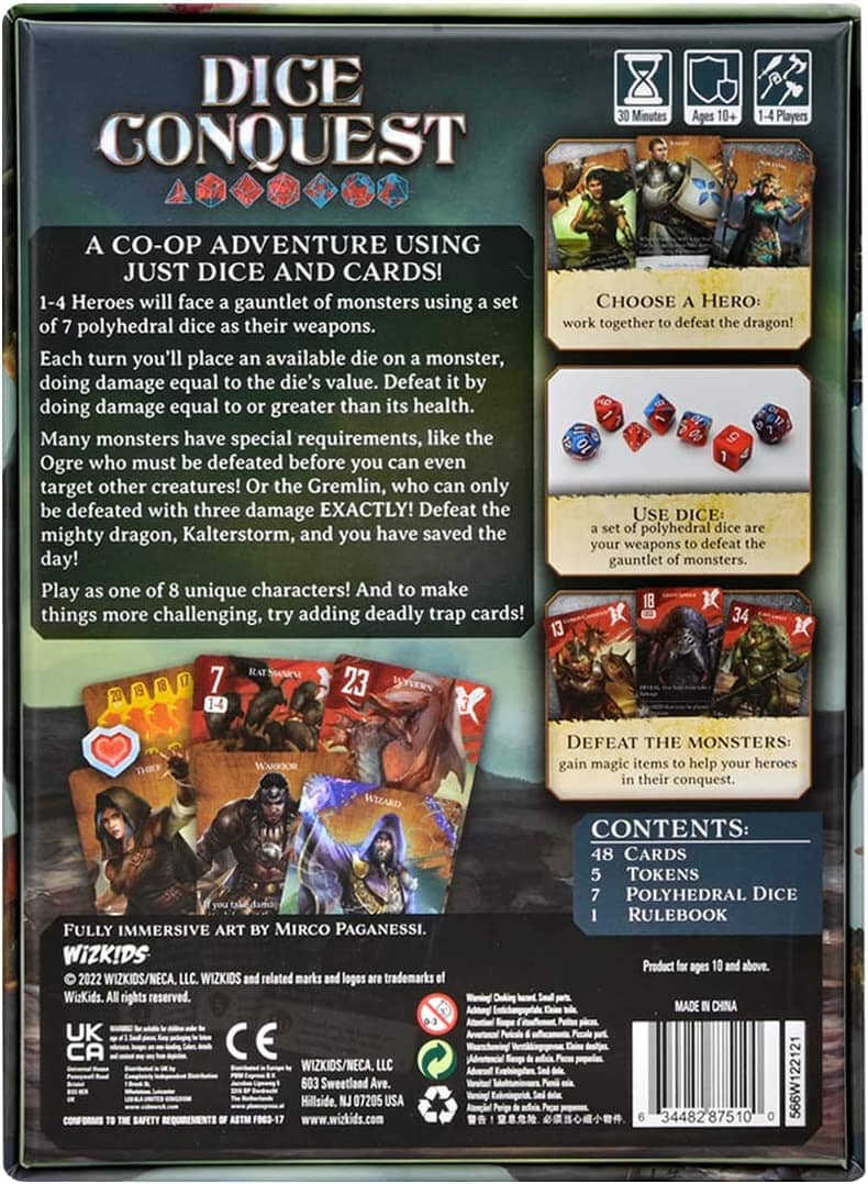 Dice Conquest - Dice Game and Set Dice Game Wizkids 