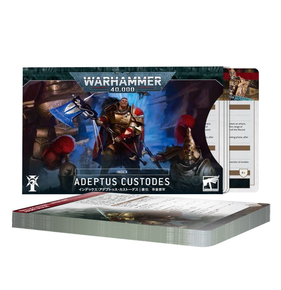 Index: Adeptus Custodes Rulebook Games Workshop 